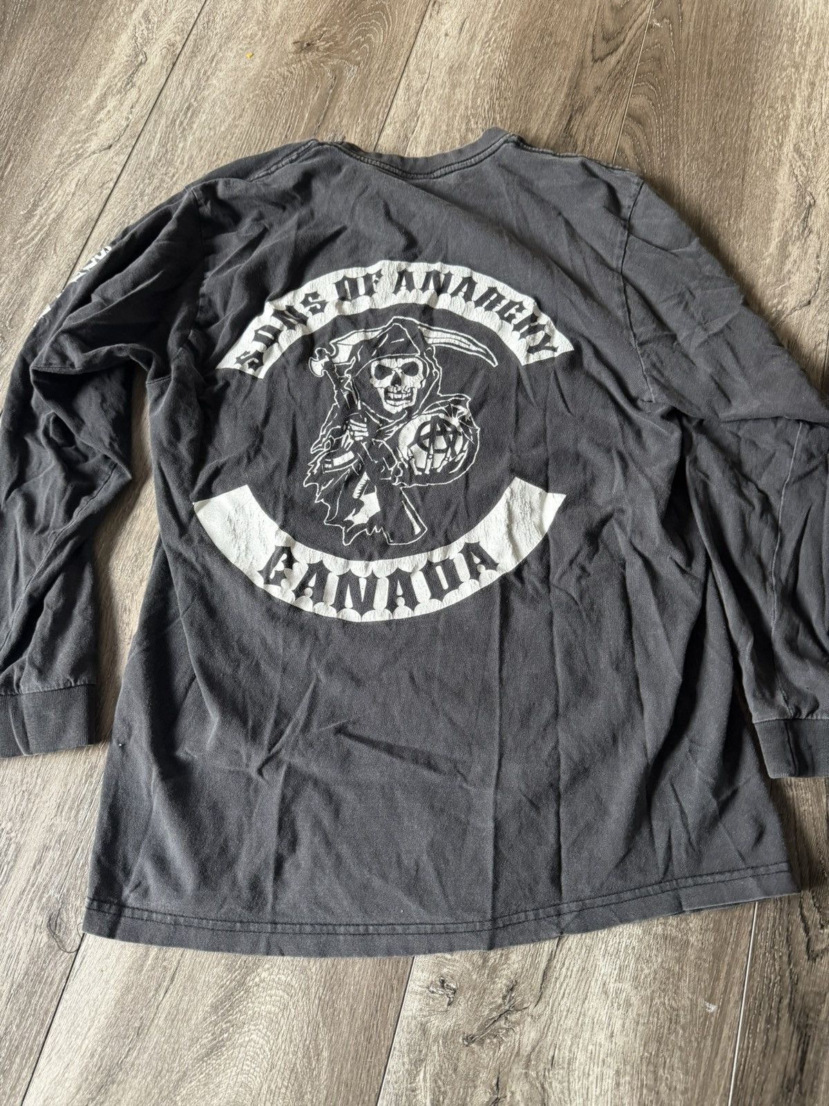Vintage Y2k sons of anarchy long sleeve Size US M / EU 48-50 / 2 - 2 Thumbnail