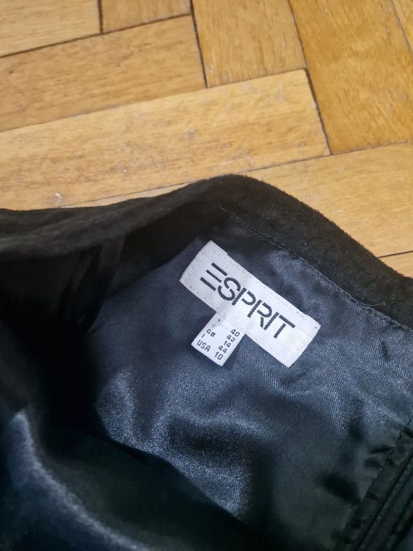 Genuine Leather × Japanese Brand vintage black suede leather skirt Size 27" / US 4 / IT 40 - 4 Thumbnail