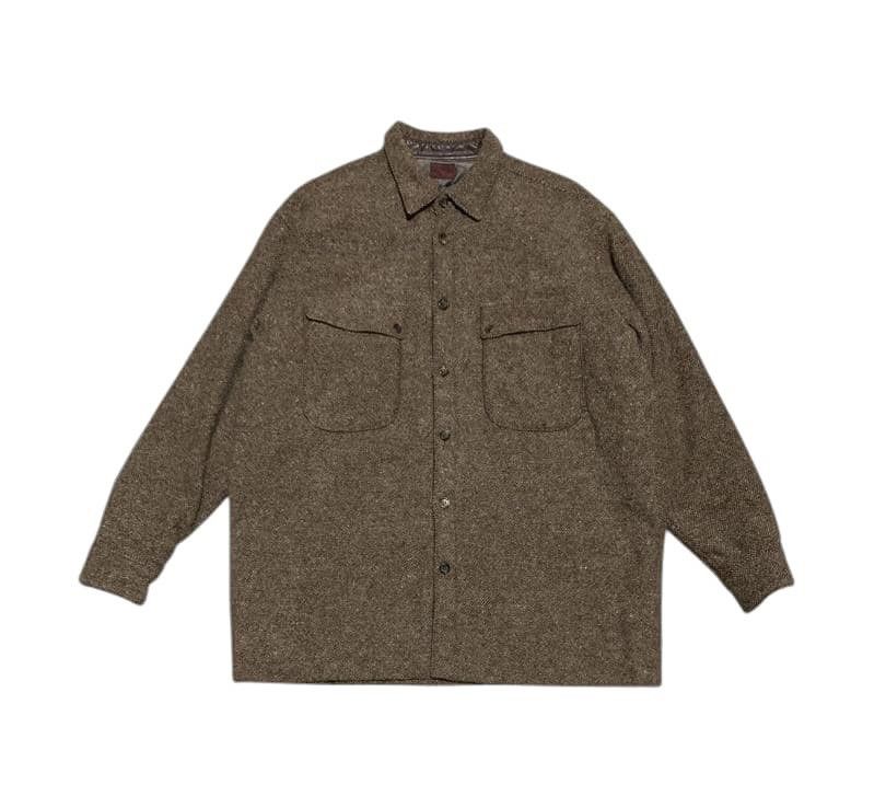 Issey Miyake Vintage Papas By Issey Miyake Wool Flannel Shirt Jacket Size US L / EU 52-54 / 3 - 1 Thumbnail