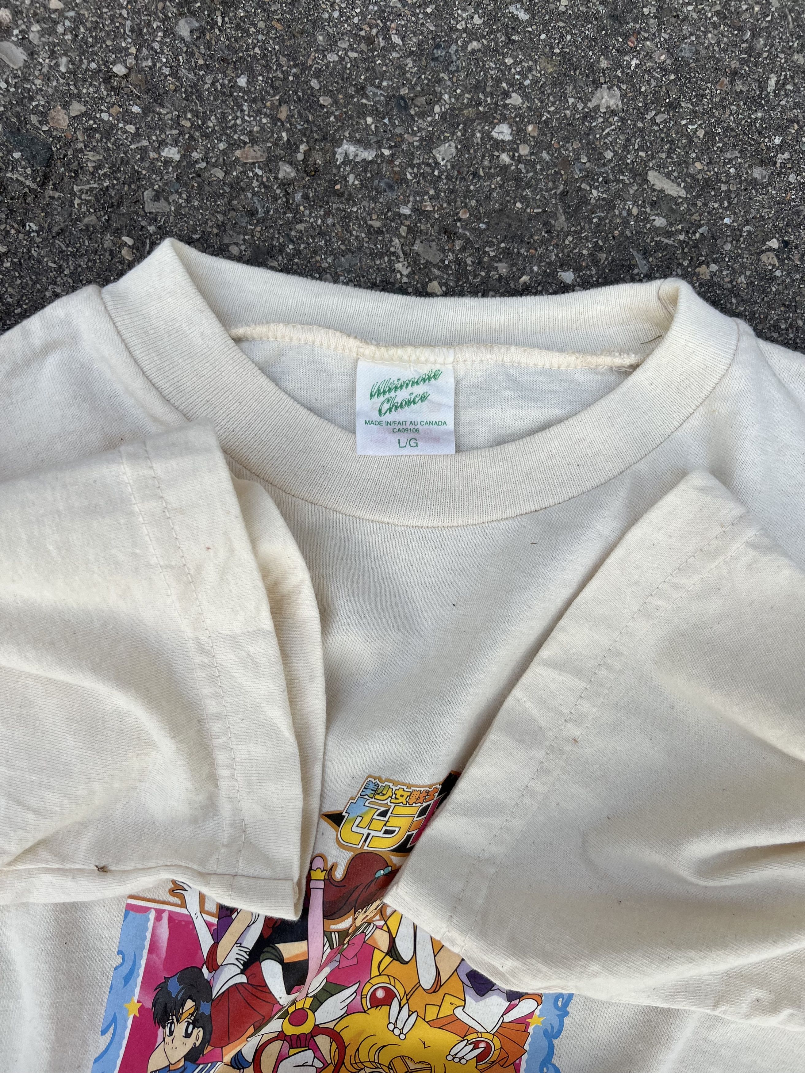 Vintage VTG 1990's Sailor Moon Super S Promo Graphic T-Shirt Size US M / EU 48-50 / 2 - 4 Thumbnail