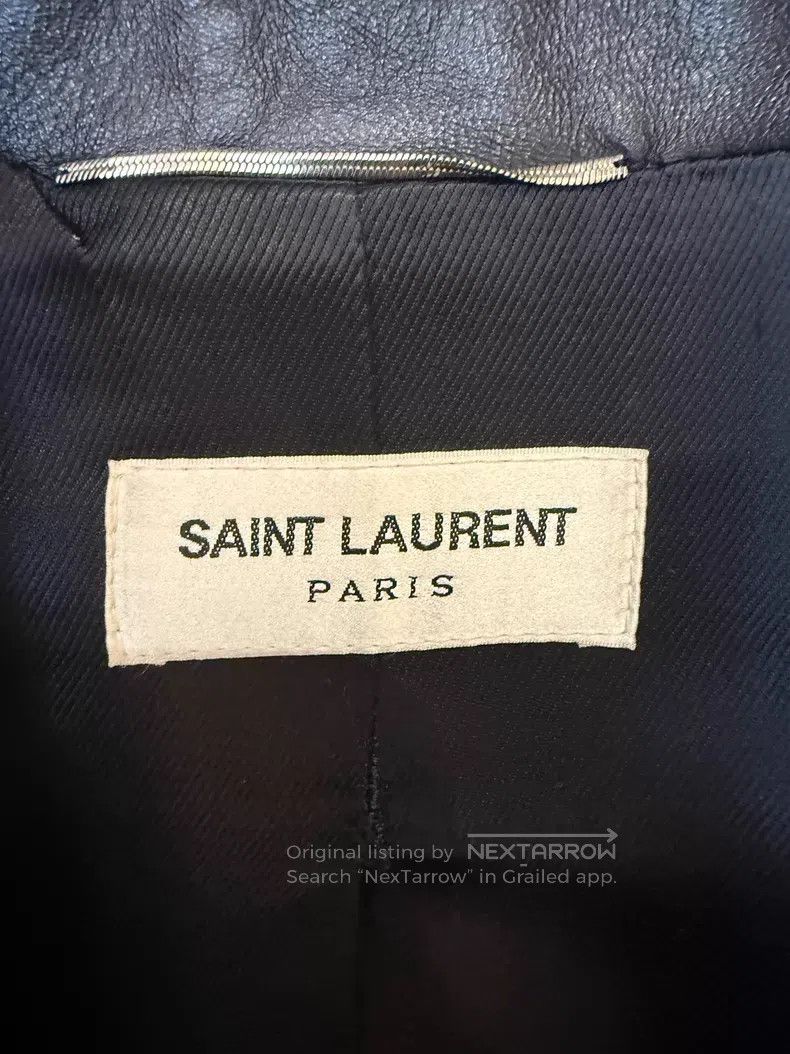 Saint Laurent Paris Saint Laurent Paris Lamb Leather 5-Zip Moto Jacket i Size US S / EU 44-46 / 1 - 2 Thumbnail