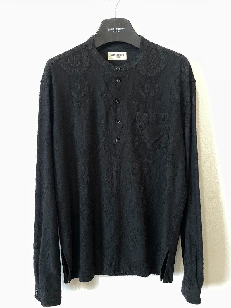 Other saint laurent wool silk henley shirt Size US M / EU 48-50 / 2 - 7 Thumbnail