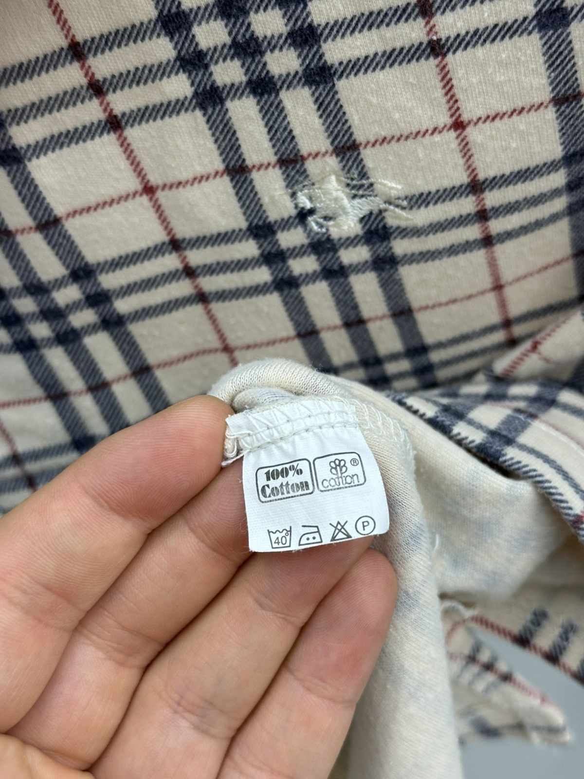 Burberry Burberry Nova Check Cotton Polo Size L / US 10 / IT 46 - 6 Thumbnail