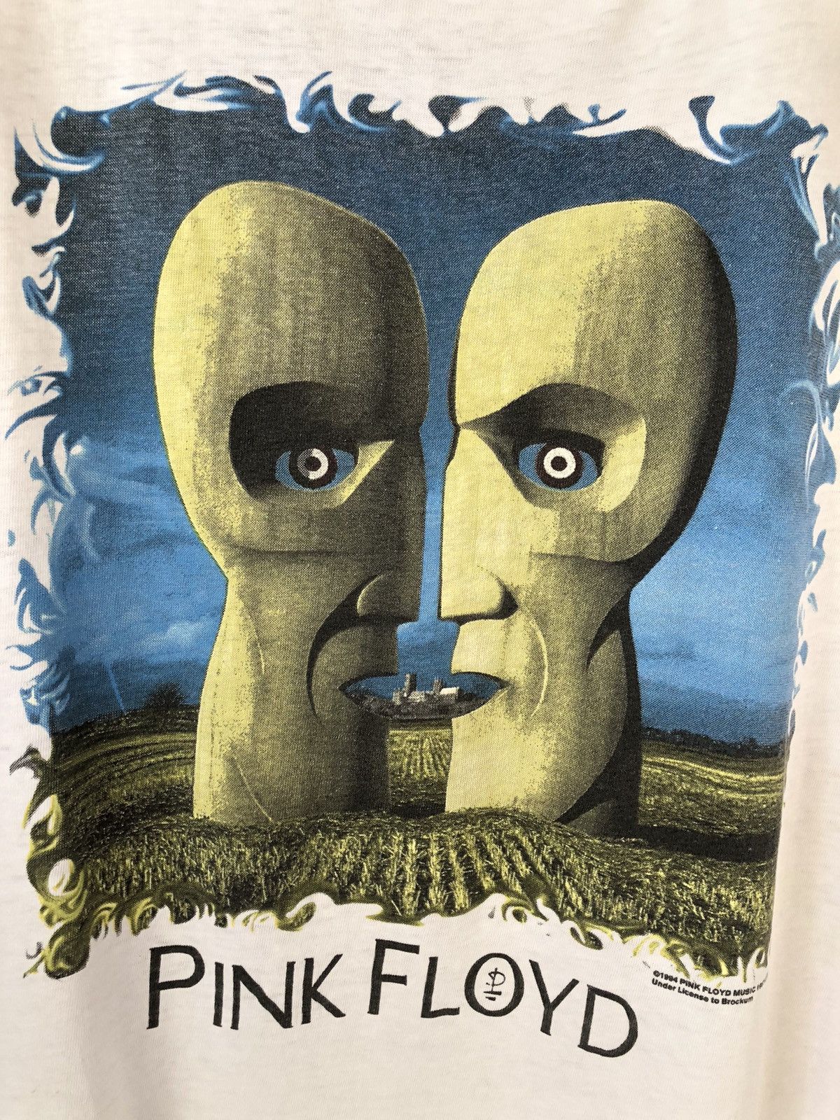 Band Tees × Pink Floyd × Vintage Vintage 90s PINK FLOYD Division Bell Tour Tee Size US XL / EU 56 / 4 - 4 Thumbnail
