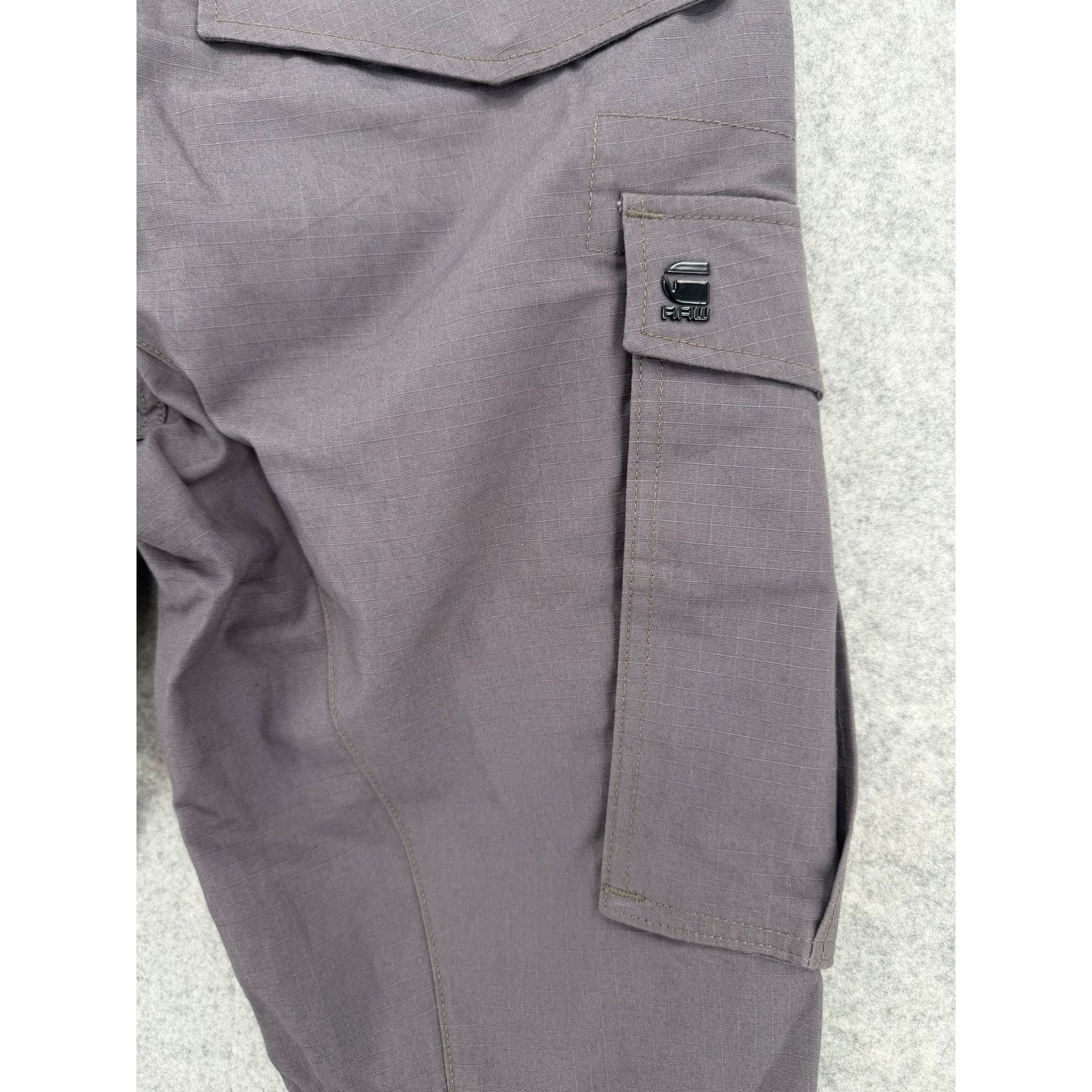 G-Star NWT G-Star RAW Rabbit Rovic Zip 3D Tapered Gray Cargo Pants Size US 30 / EU 46 - 9 Thumbnail