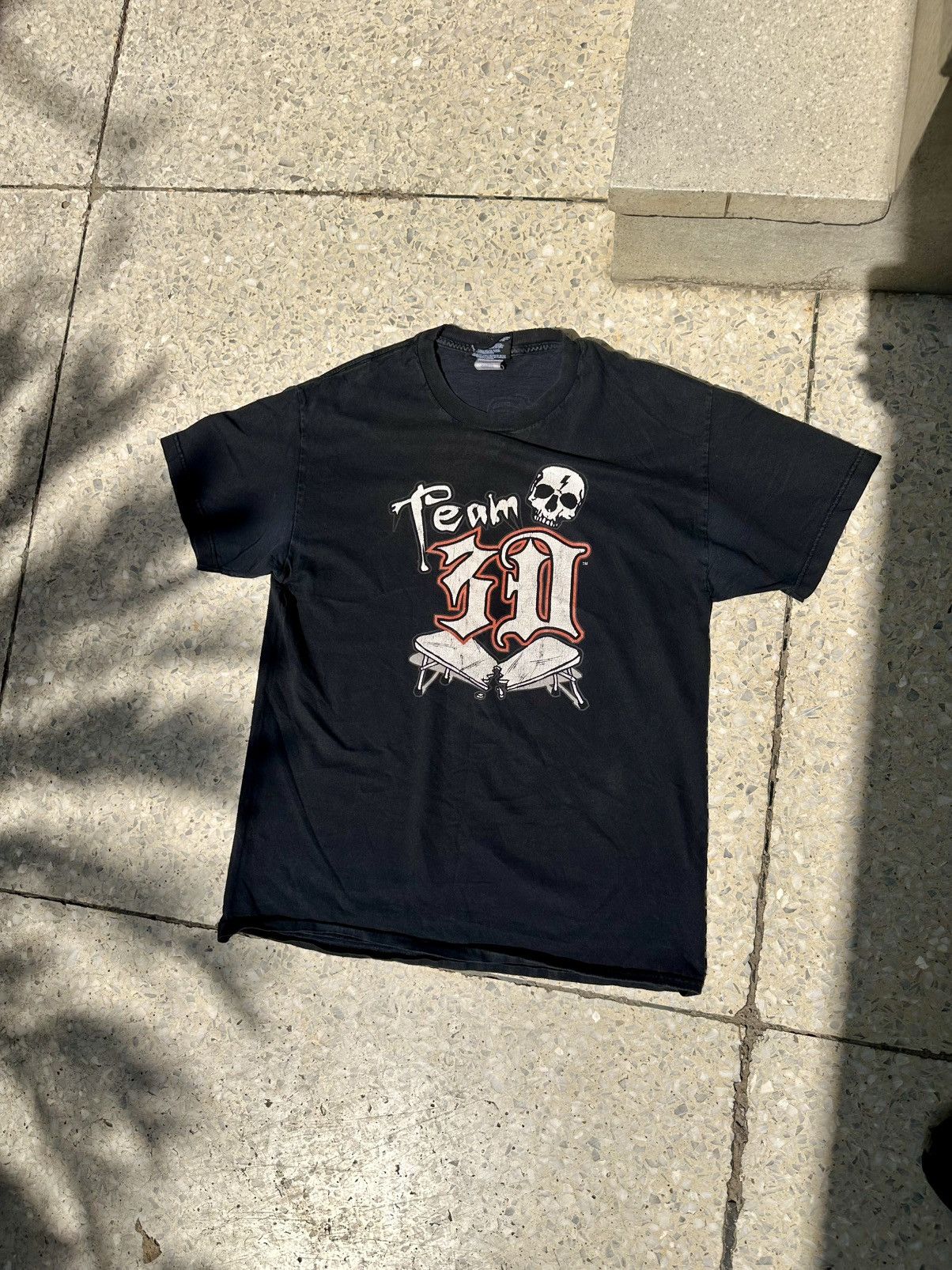 TNA Black 3D Dudley bros TNA wrestling crew neck tee Size US L / EU 52-54 / 3 - 1 Thumbnail