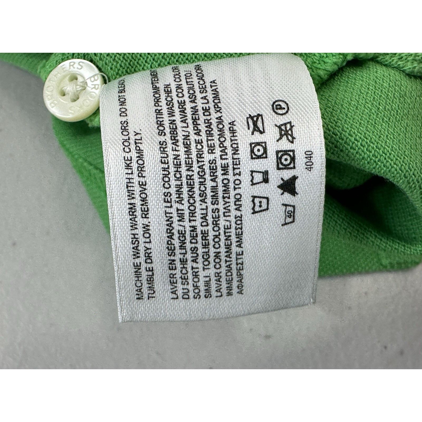 Brooks Brothers Brooks Brothers Polo Shirt Men's Medium Green Performance Size US M / EU 48-50 / 2 - 9 Thumbnail