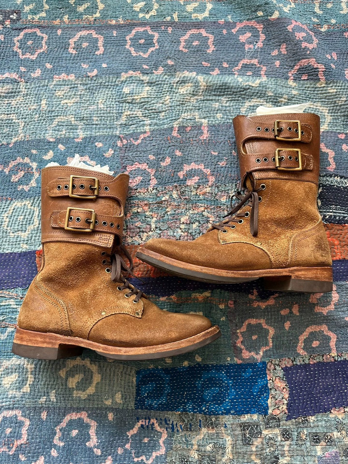 Ralph Lauren Ralph Lauren Julian Distressed Suede Dress Shoes 9 Size US 9 / EU 42 - 1 Thumbnail