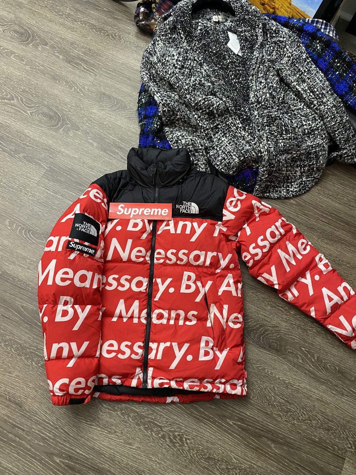 Supreme Supreme by any means necessary the north face Grailed