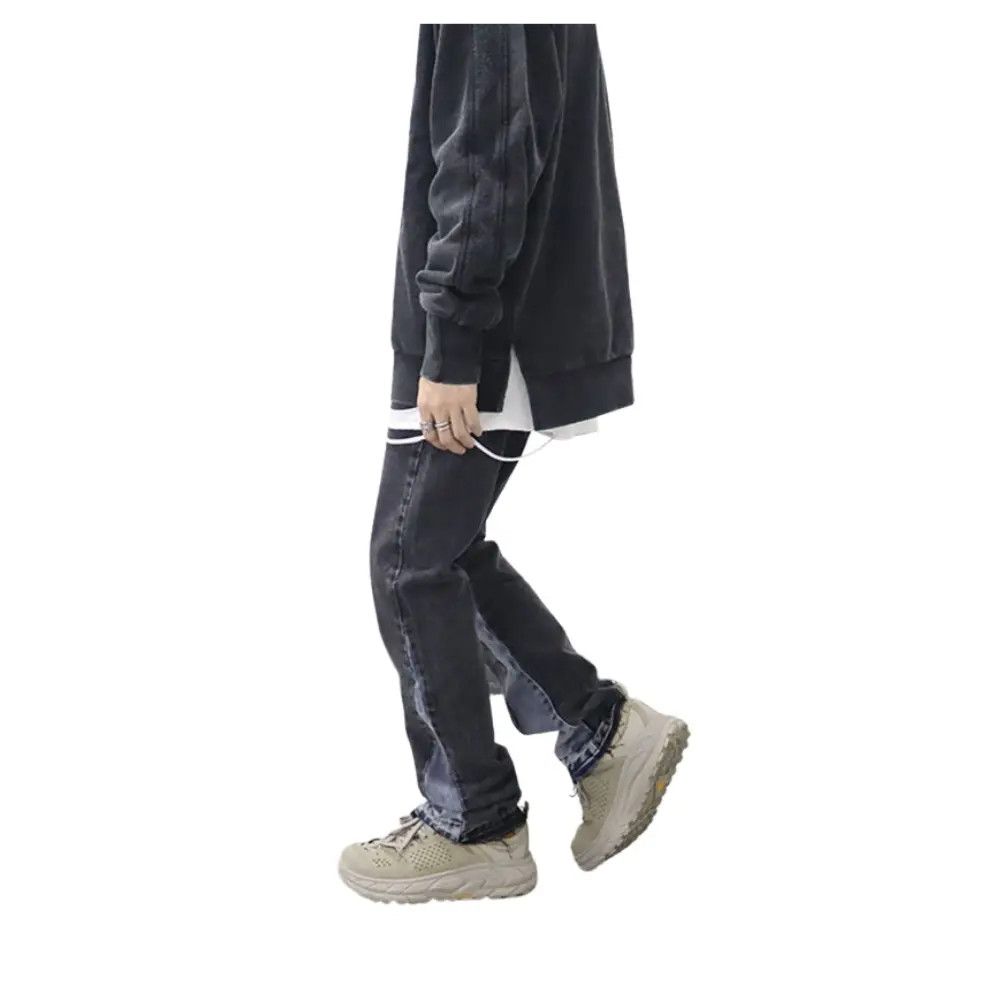 Japanese Brand × Jean Gray Stacked Denim Jeans Size US 34 / EU 50 - 4 Thumbnail