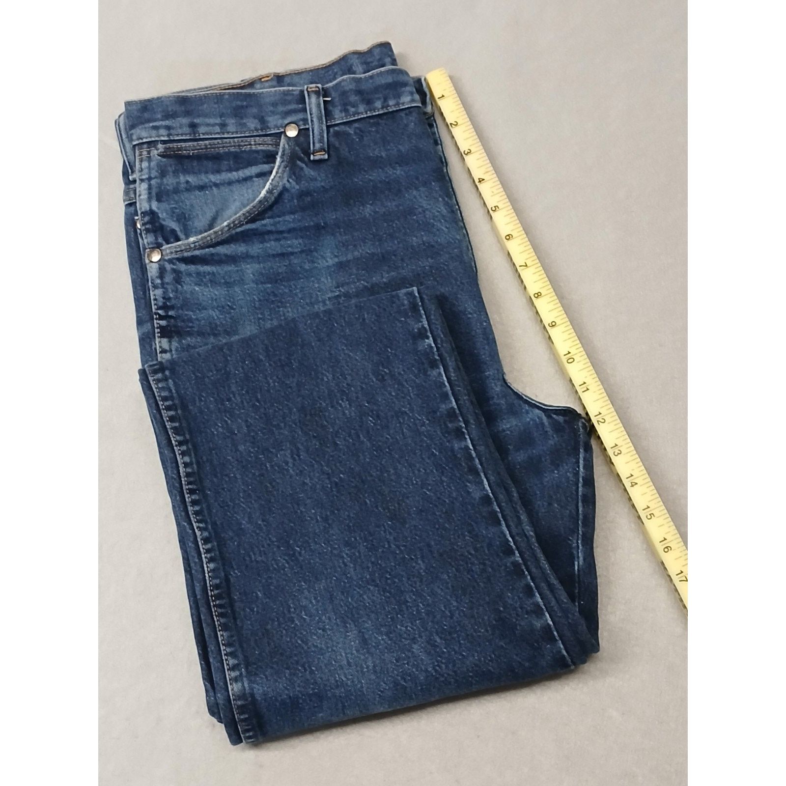Wrangler Wrangler Jeans Mens (36x32) Blue Denim Sliver 933SEDD Jeans Size US 36 / EU 52 - 4 Thumbnail