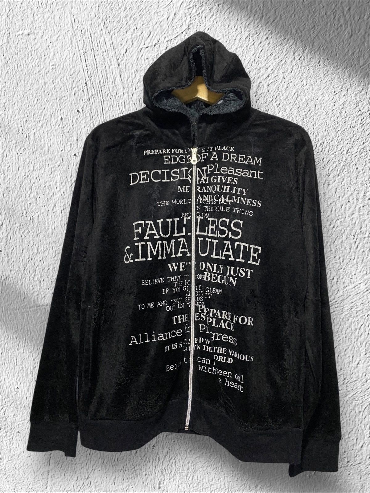 If Six Was Nine × Japanese Brand × Le Grande Bleu (L.G.B.) removable fur Spinash full velvet hoodie 2000s style Size US M / EU 48-50 / 2 - 3 Thumbnail