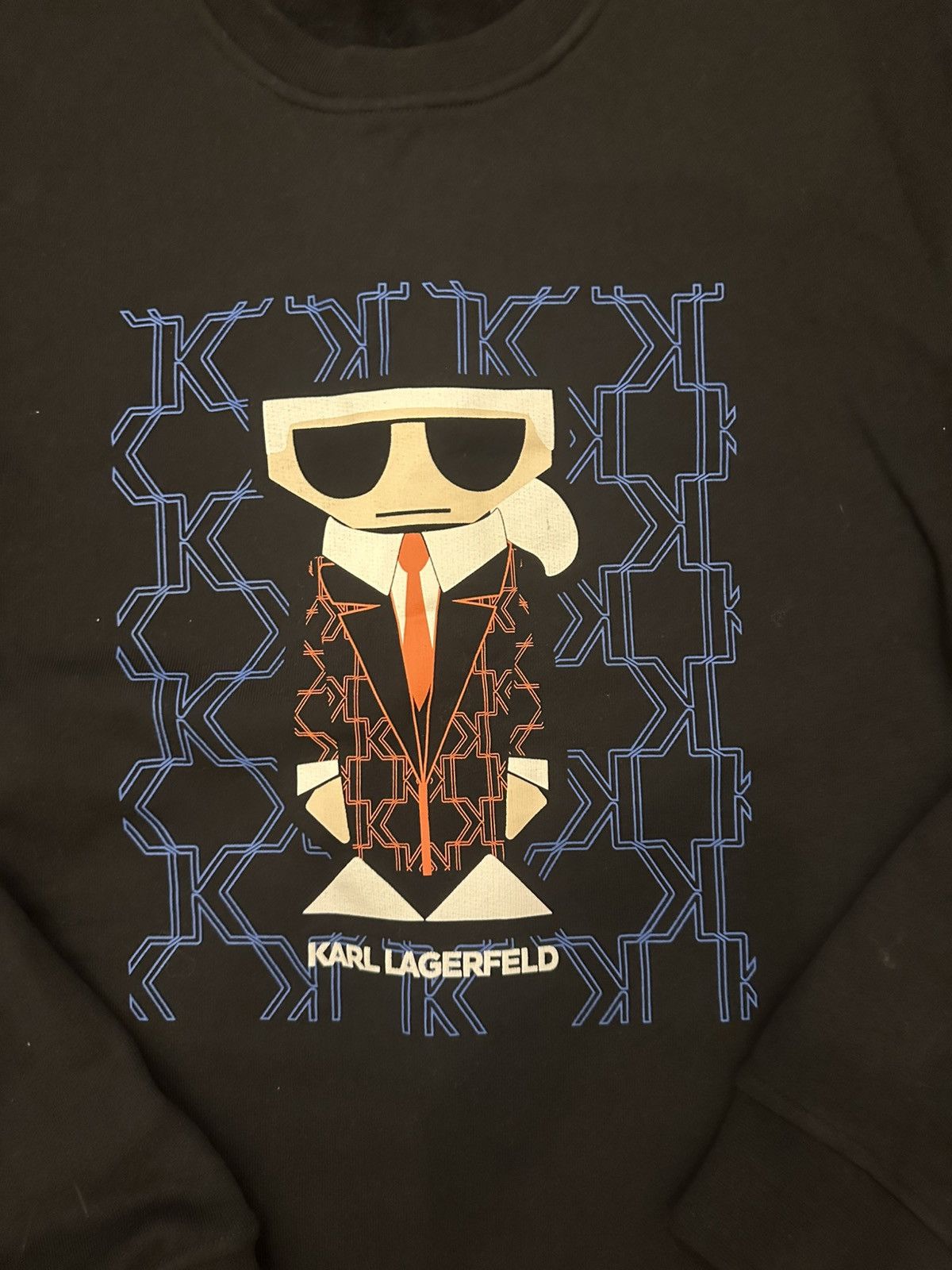 Karl Lagerfeld 🖤 Karl Lagerfeld Graphic Sweatshirt — Black Size XS / US 0-2 / IT 36-38 - 2 Thumbnail