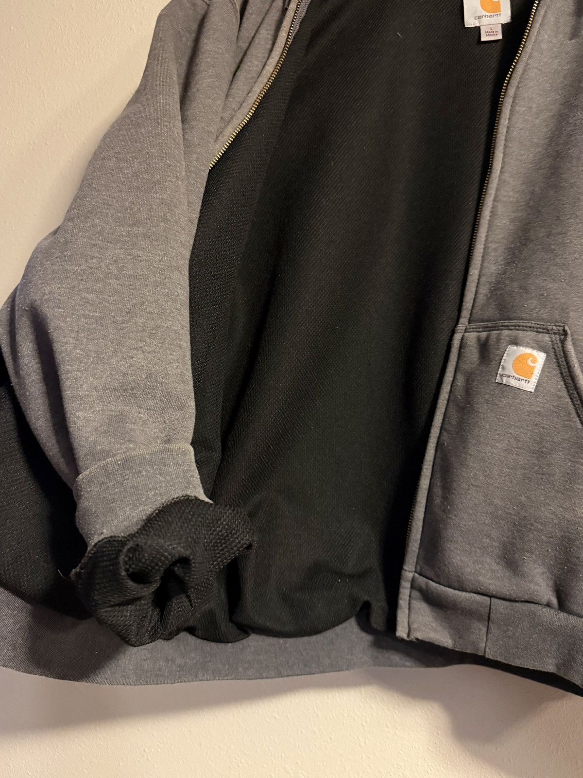 Carhartt Carhartt thermal lined insulated 100632 zip up hoodie xl Size US XL / EU 56 / 4 - 5 Thumbnail