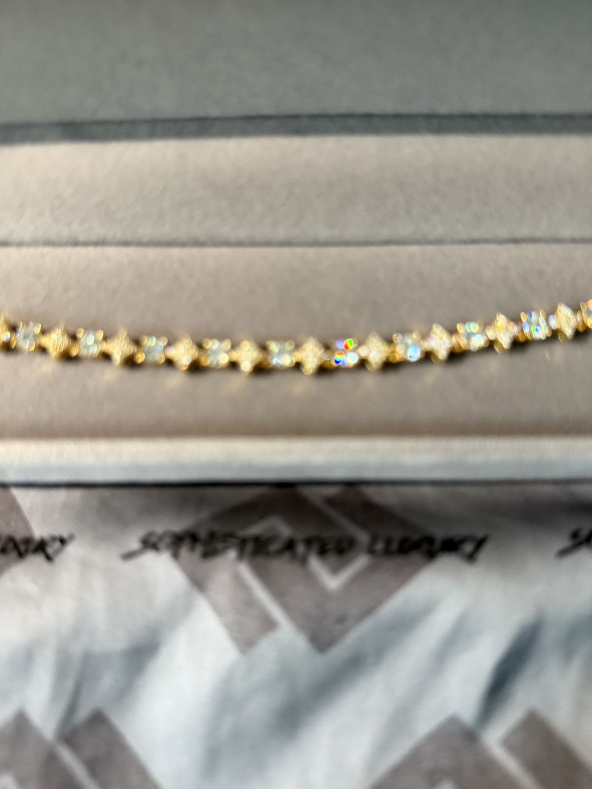 Other Asscher Moissanite Bracelet 7” Size ONE SIZE - 5 Thumbnail