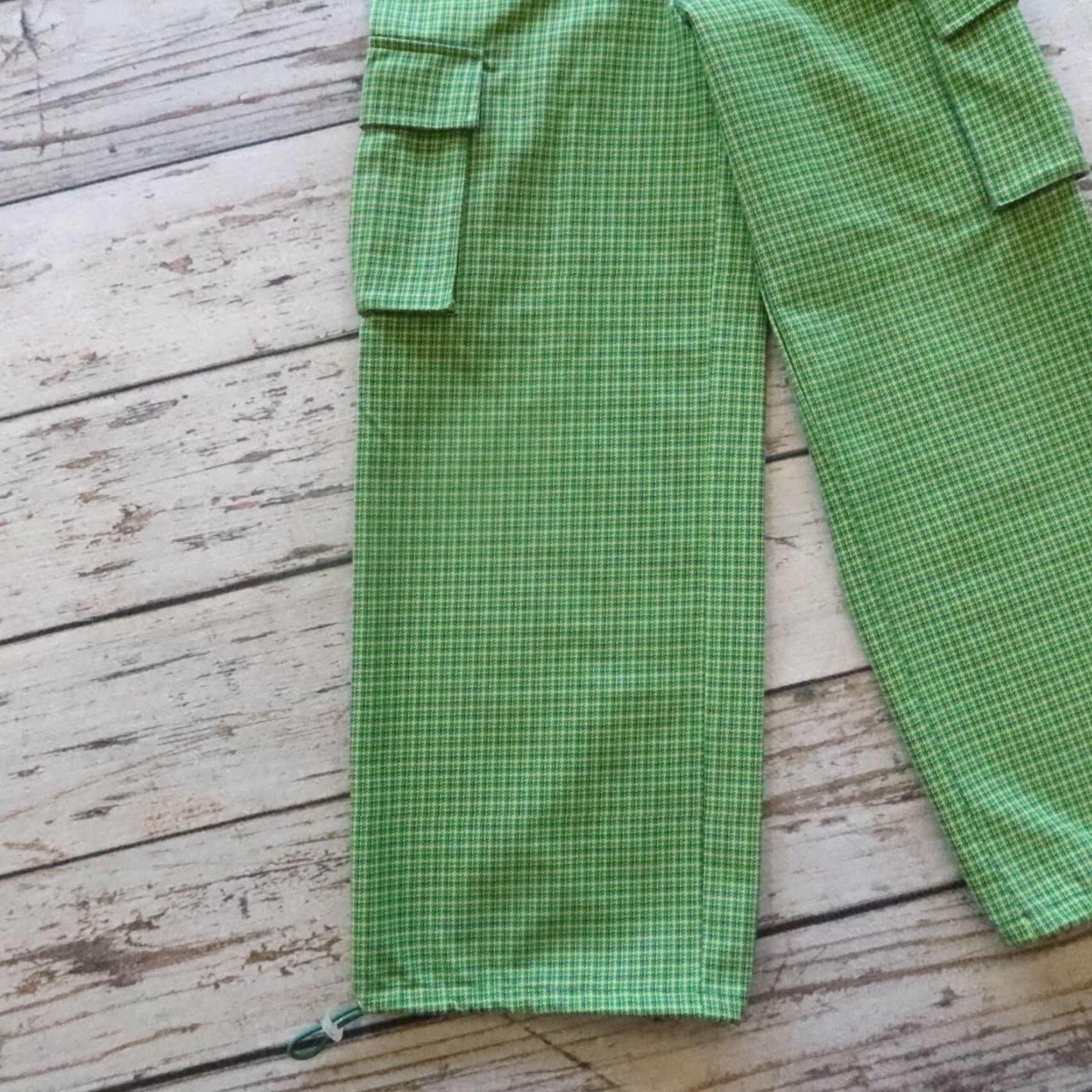 Sunnei VINTAGE Sunnei Houndstooth Cargo Pants Size M Green Women Cargo Pants M Green Sunnei Vintage Size 32" / US 10 / IT 46 - 3 Thumbnail