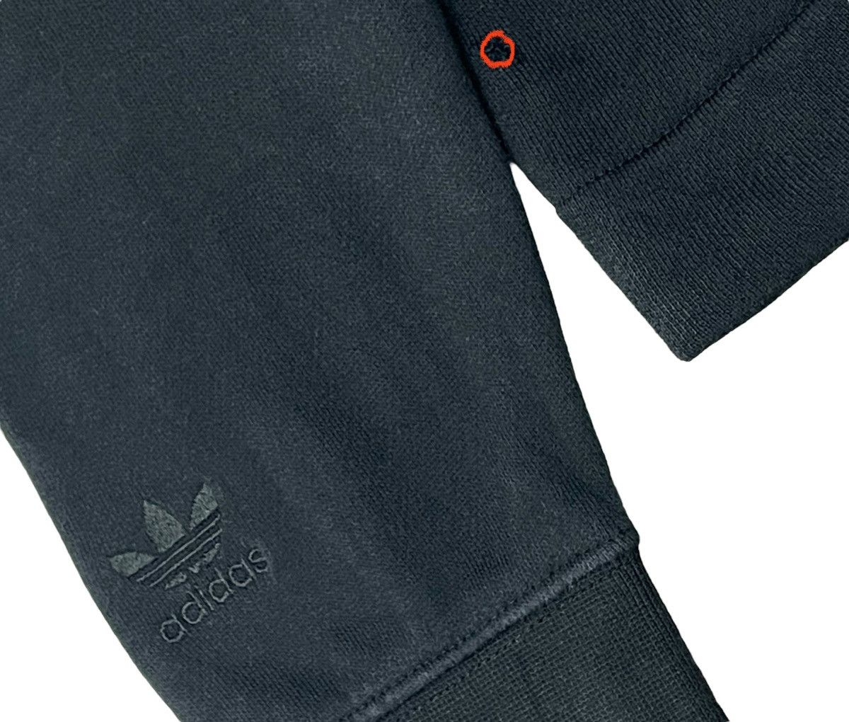 Adidas RARE ADIDAS BIG LOGO CROP HOODIE Size L / US 10 / IT 46 - 5 Thumbnail