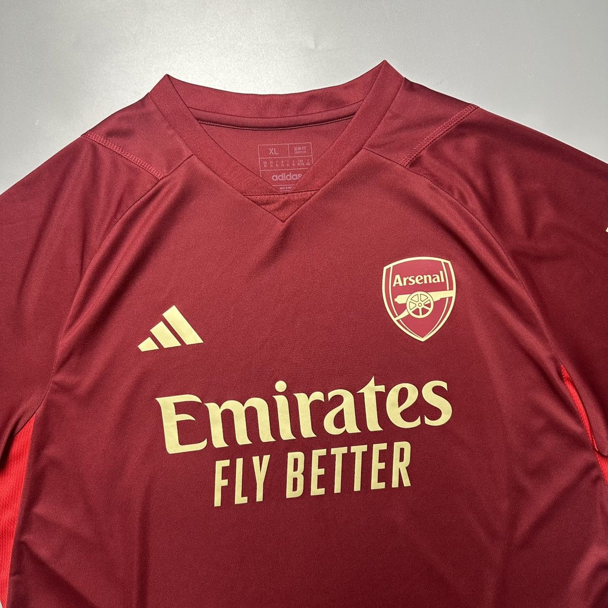 Vintage ARSENAL ADIDAS 2023/2024 FOOTBALL SOCCER TRAINING JERSEY Size US XL / EU 56 / 4 - 2 Thumbnail