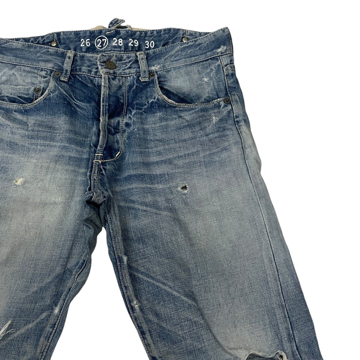 Japanese Brand Vintage Japanese Designer Distressed Buckle Denim Size US 30 / EU 46 - 4 Thumbnail