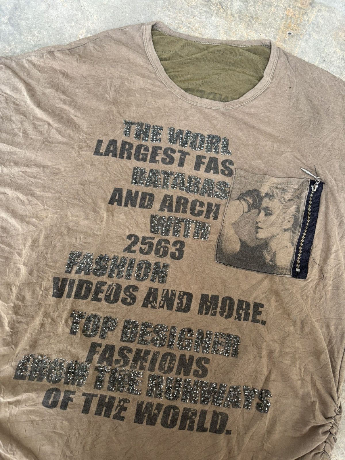 Hysteric Glamour Y2k Opium Hysteric Style Pocket Tshirt Size ONE SIZE - 3 Thumbnail