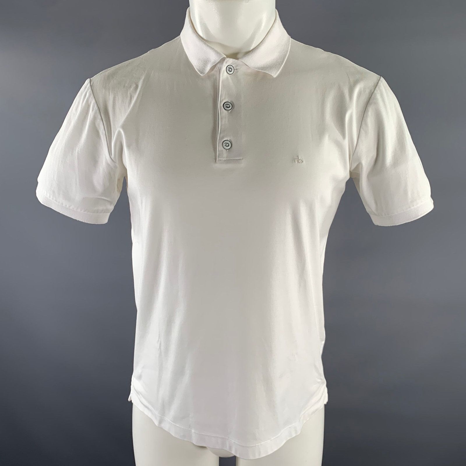 Rag & Bone RAG & BONE Size S White Cotton Polo Size US S / EU 44-46 / 1 - 1 Thumbnail