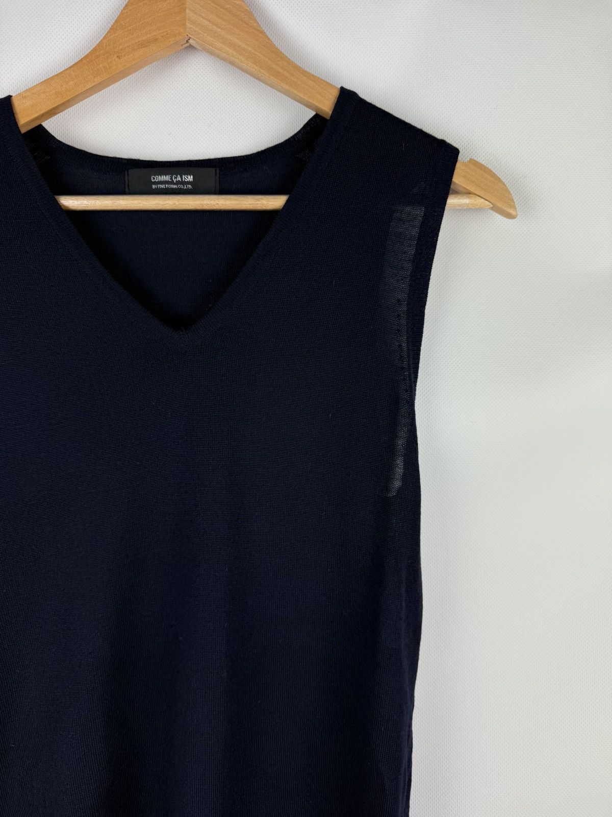 Comme Ca Ism Comme Ca Ism Japanese Knitted Sleeveless Wool Vest Sweater Size US M / EU 48-50 / 2 - 6 Thumbnail