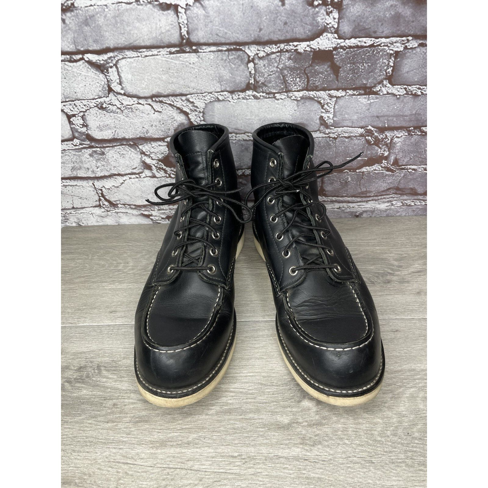 Red Wing Red Wing Boots 9075 Harley Ninja Genuine Black Leather Lace Size US 11 / EU 44 - 19 Thumbnail