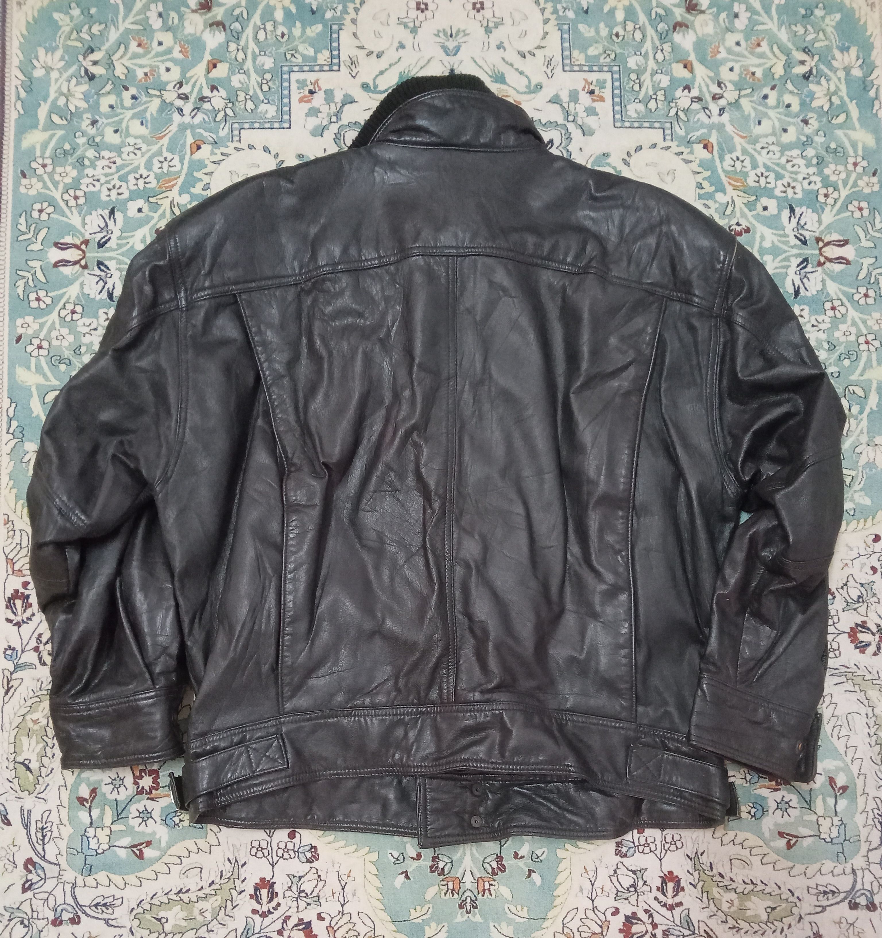 Issey Miyake Hai Sporting Gear Issey Miyake Rare Vintage Leather Jacket Size US M / EU 48-50 / 2 - 2 Thumbnail