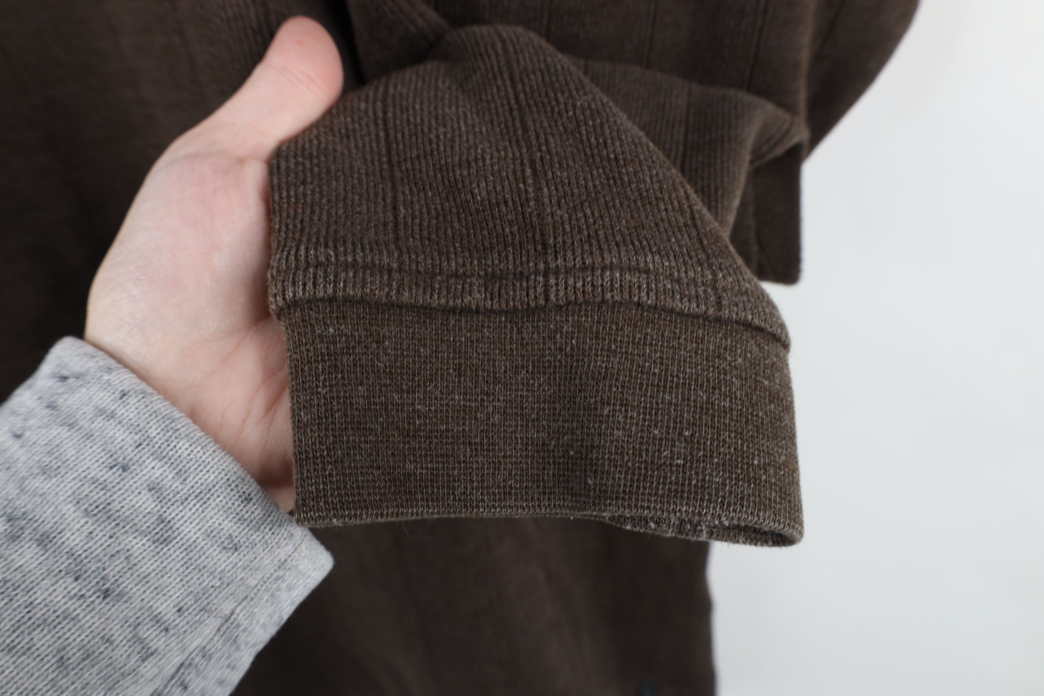 Columbia × Vintage Vintage 90s Y2K Columbia Ribbed Long Sleeve T-Shirt Brown Size US M / EU 48-50 / 2 - 5 Thumbnail