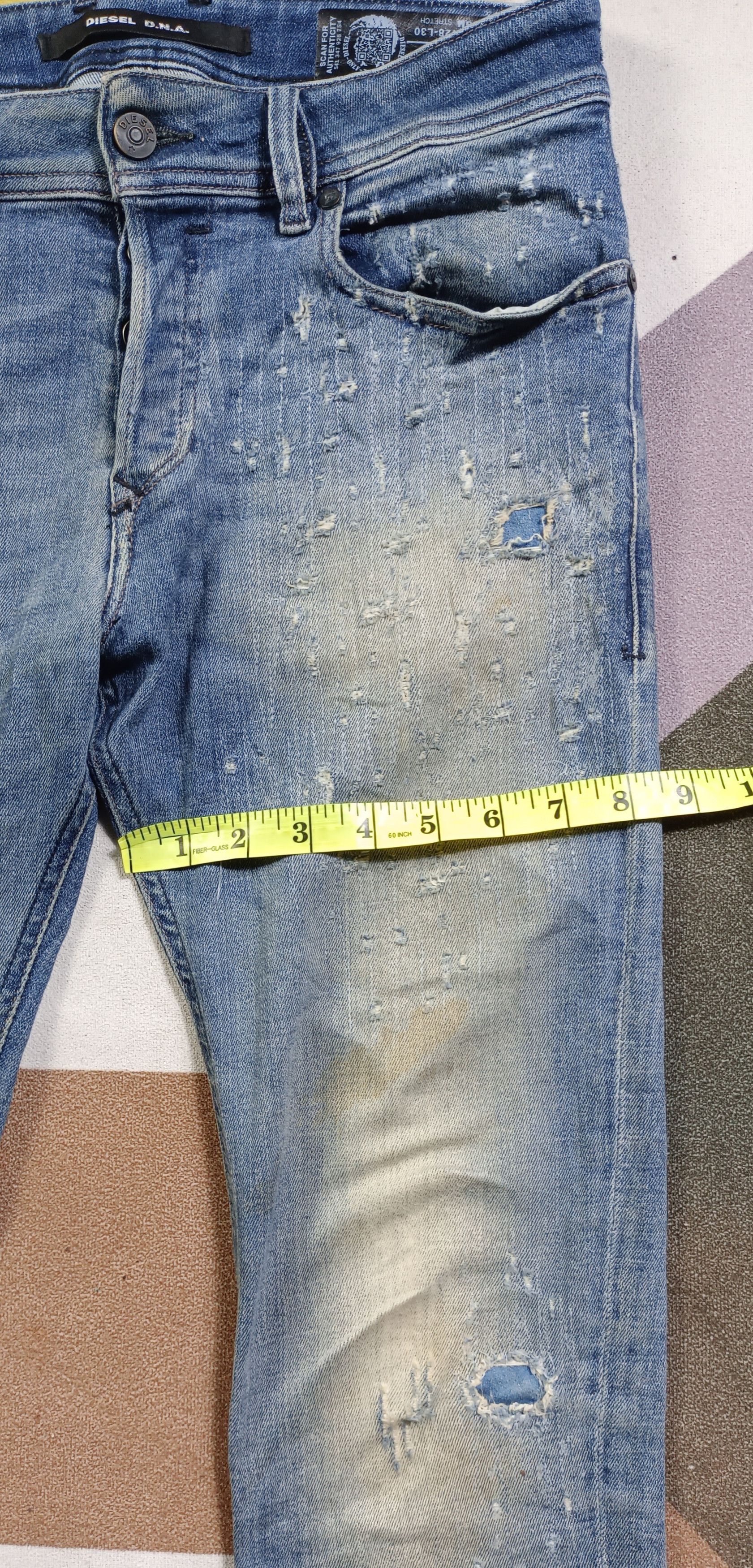 Diesel 🔥Diesel SLEENKER slim skinny 1978 Cowhide Leather Size US 30 / EU 46 - 21 Thumbnail