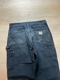 Vtg Carhartt Pants Jeans 30 x 29 Logger Double Front WIP Womens
