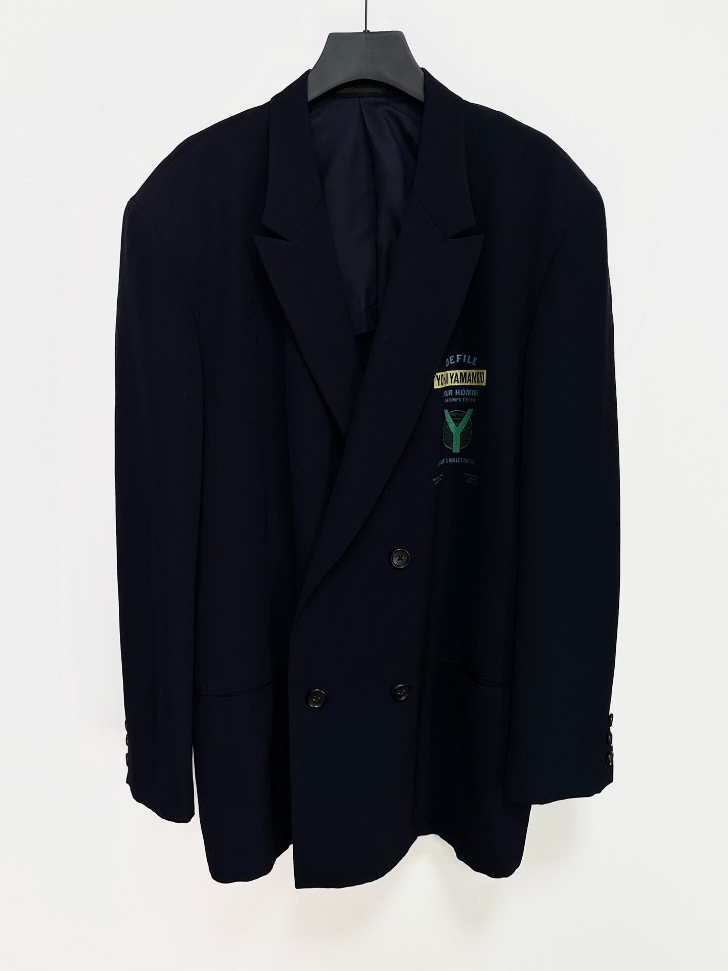 Yohji Yamamoto yohji yamamoto double-breasted coat 1993 Size US S / EU 44-46 / 1 - 1 Thumbnail