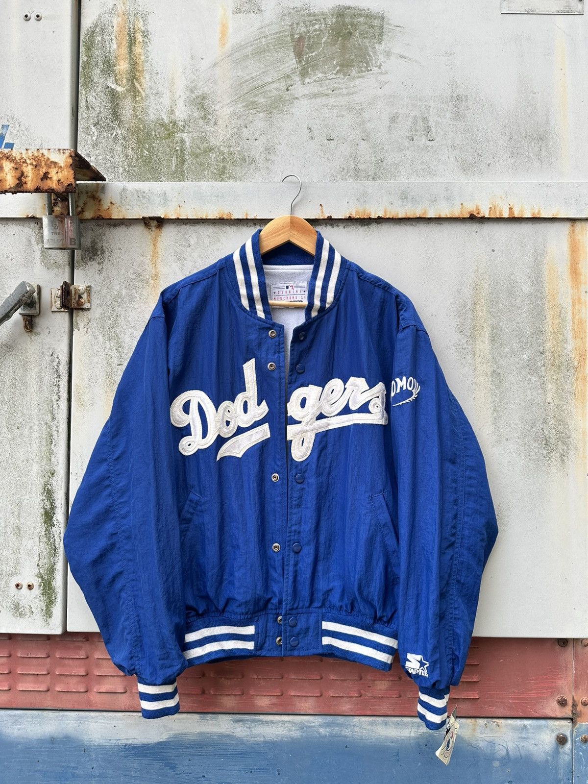 Vintage 👹Vintage Starter Dogers X Nomoo Bomber Jacket Size US M / EU 48-50 / 2 - 1 Thumbnail