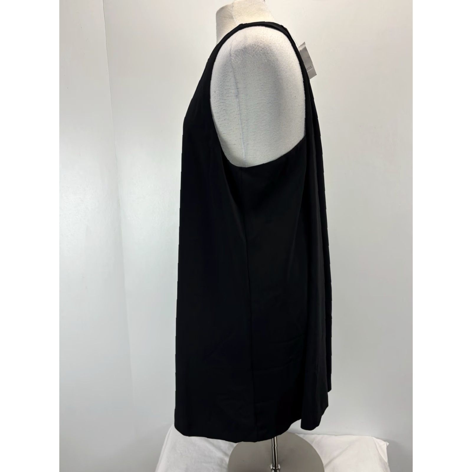 Loft NEW! Ann Taylor LOFT Dress Women Large Black Halter Swing Sleeveless Cocktail Size L / US 10 / IT 46 - 2 Thumbnail