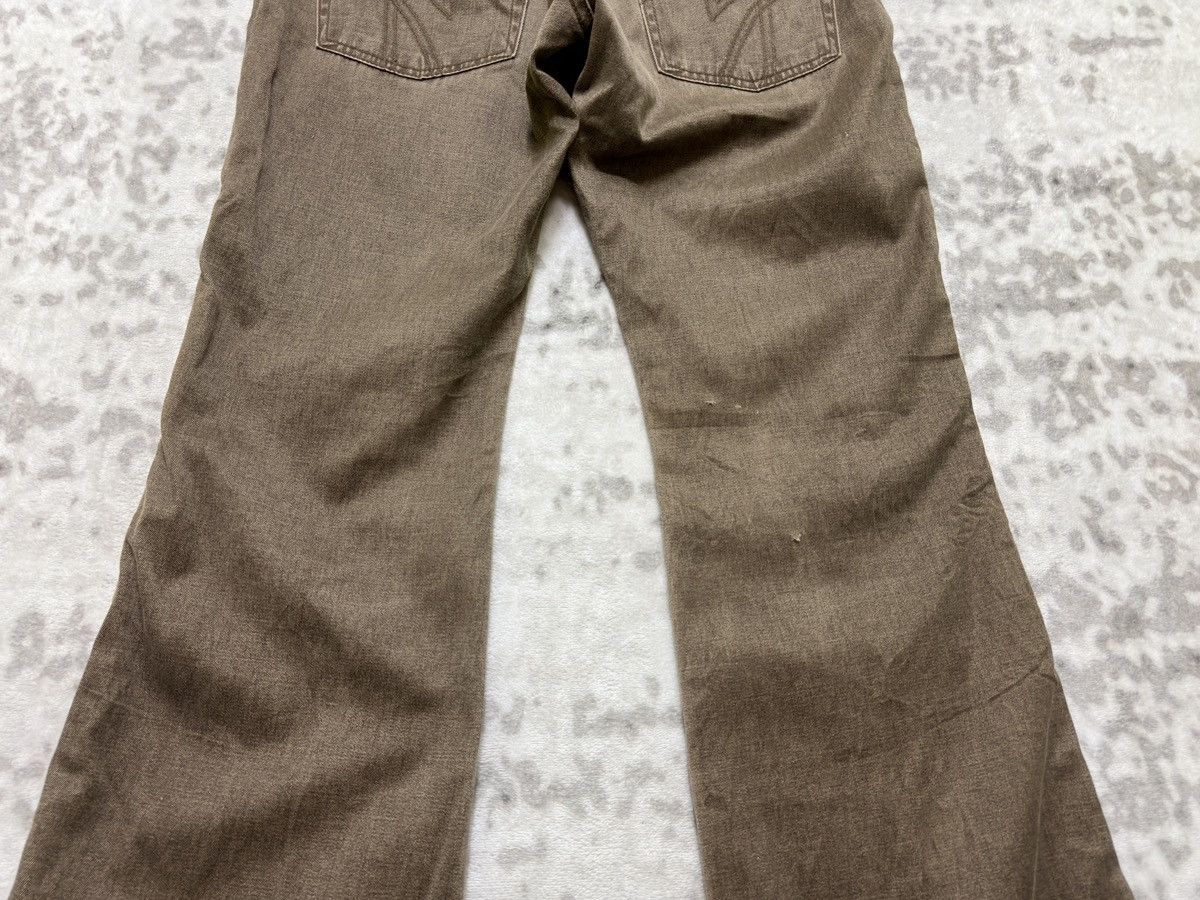 Morgan Homme Vintage Morgan Homme Brown Flared Pants Bootcut Archive Size US 31 - 11 Thumbnail