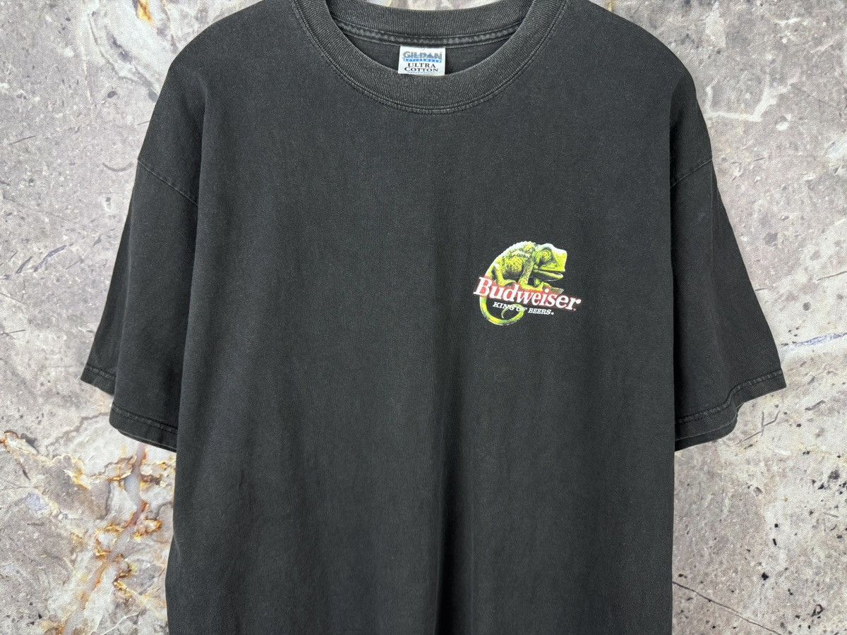 Budweiser Vintage 1998 Budweiser Chameleon T-Shirt Double Sided Beer Size US XL / EU 56 / 4 - 4 Thumbnail