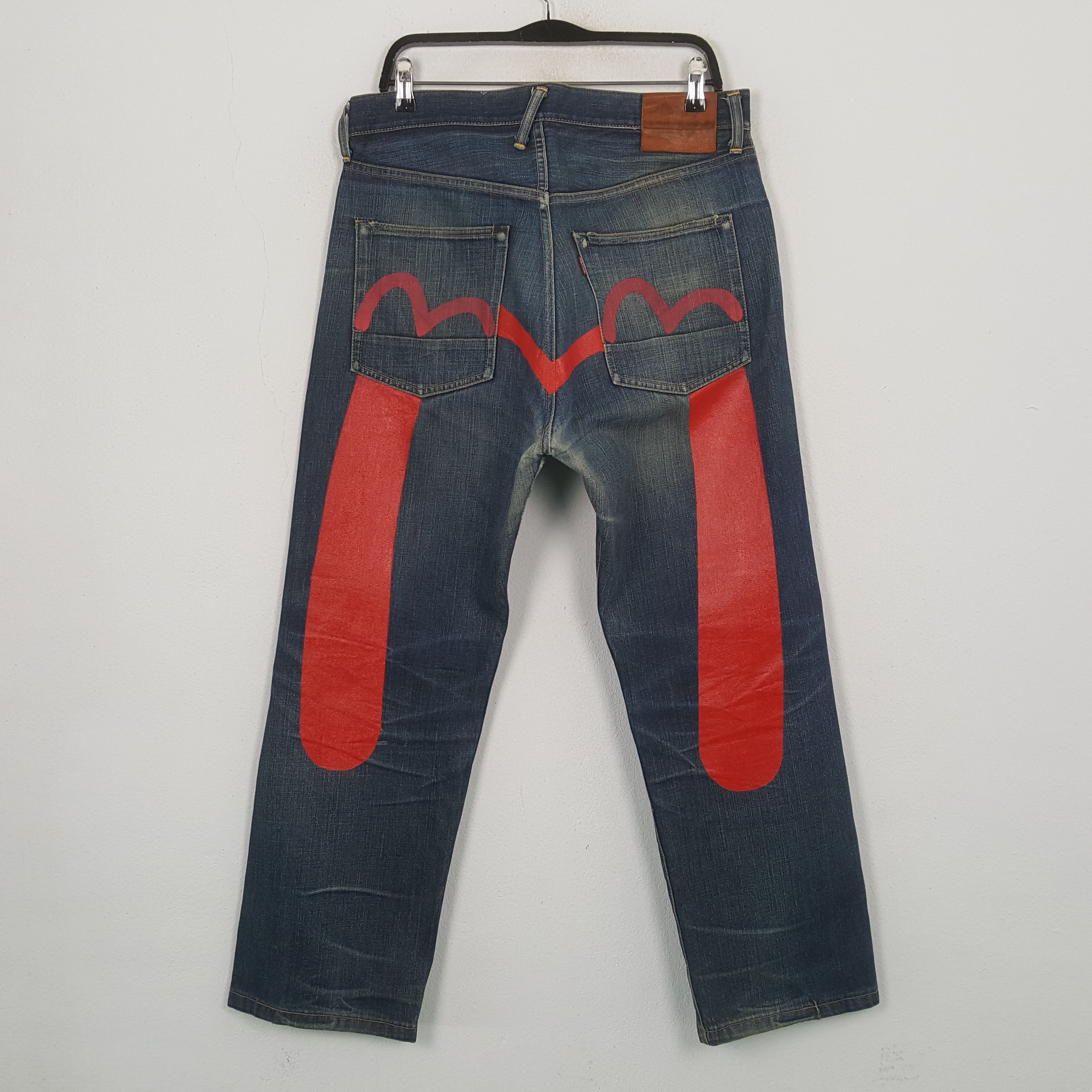 Evisu Japanese Brand Streetwear Custom Daicock Jeans C297N24
