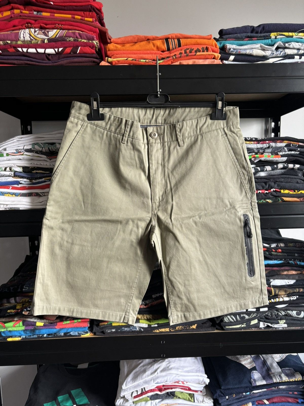 Nike × Vintage Vintage Nike Khaki Chino Shorts Streetwear 90s 00s drip dril Size US 34 / EU 50 - 1 Thumbnail