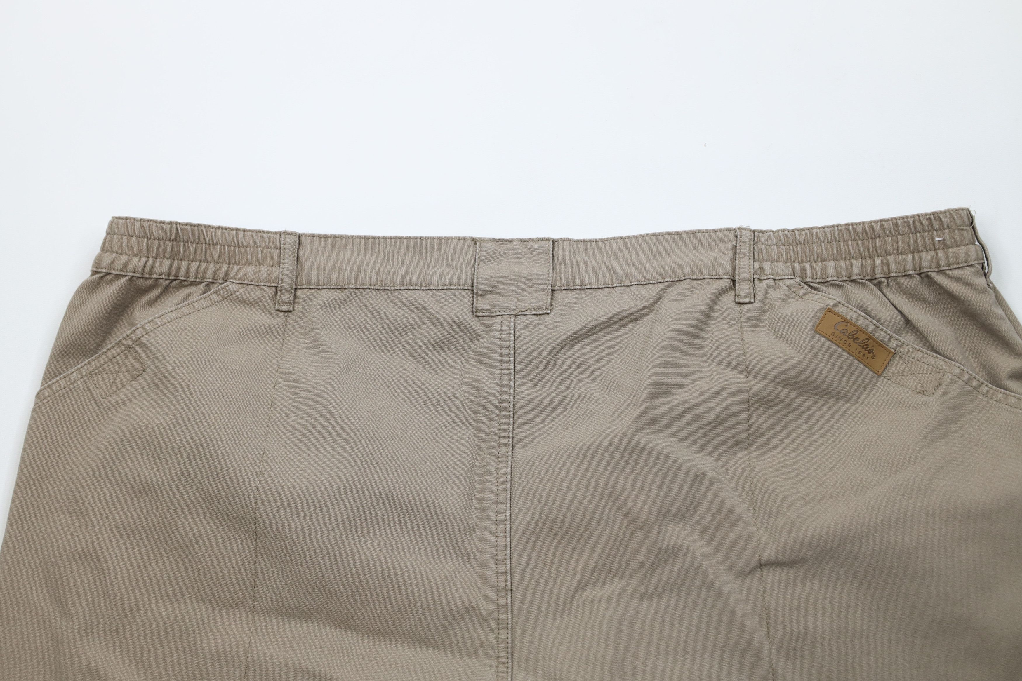 Cabelas Vintage Cabelas Canvas Trekking Cargo Shorts Light Brown Size US 44 / EU 60 - 8 Thumbnail