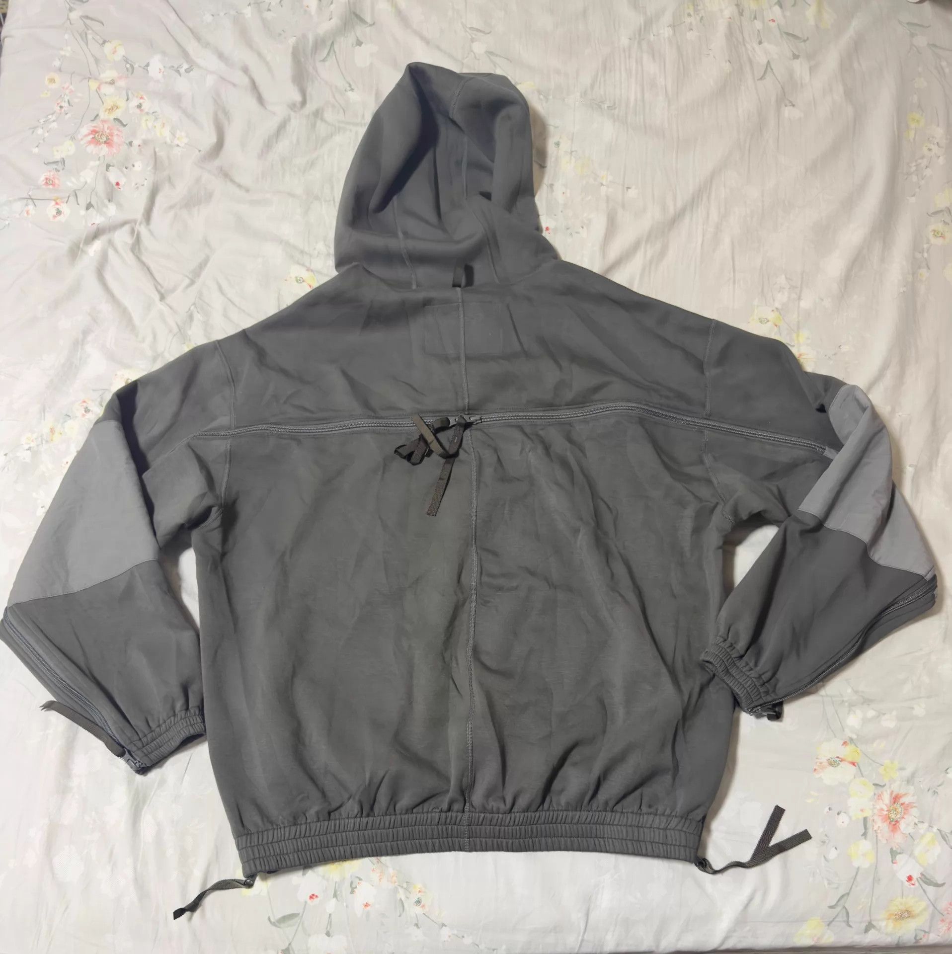 N.Hoolywood n.hoolywood 23ss military patch half-zip wide hoodie gray M Size US M / EU 48-50 / 2 - 2 Thumbnail