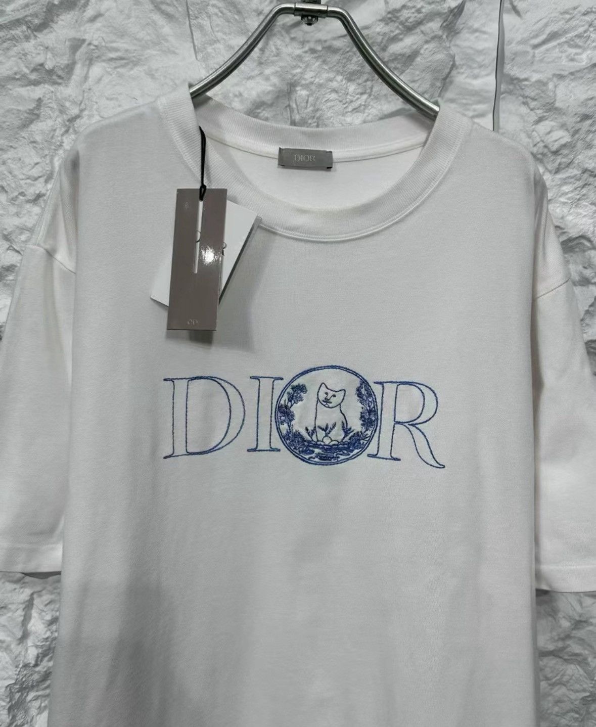 Dior Dior Men's Summer Cotton T-Shirt with Logo . Size US XXL / EU 58 / 5 - 3 Thumbnail