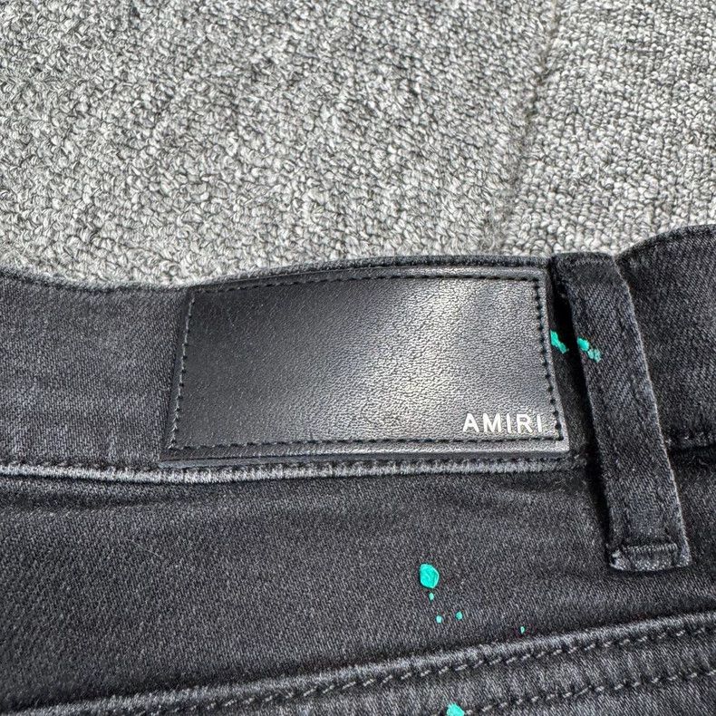 Amiri Amiri Black splashed ink jeans 2506-Nextarrow Size US 34 / EU 50 - 6 Thumbnail