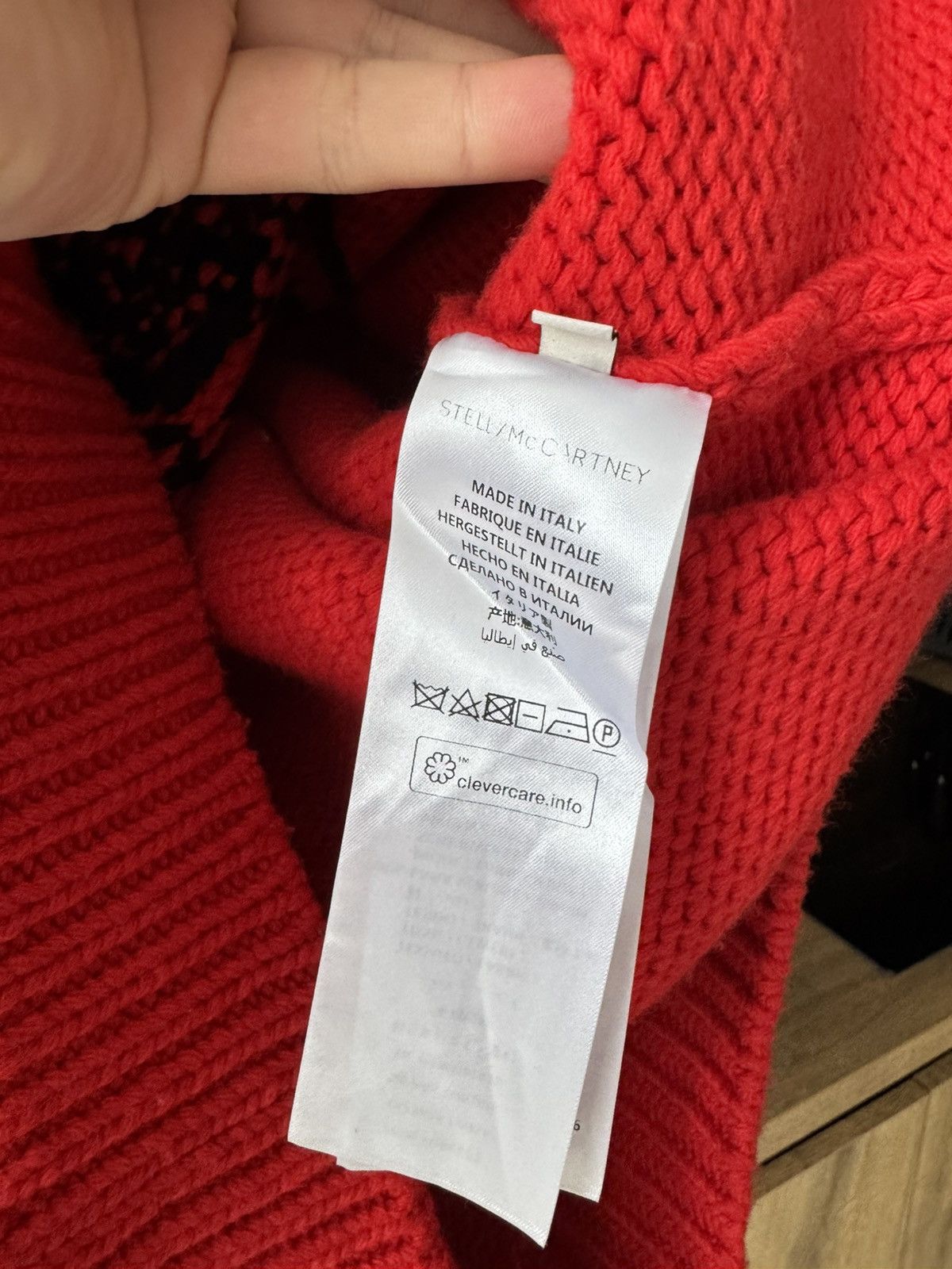 Stella McCartney 2017 Stella McCartney Red Scorpion Knit Sweater Size US M / EU 48-50 / 2 - 7 Thumbnail
