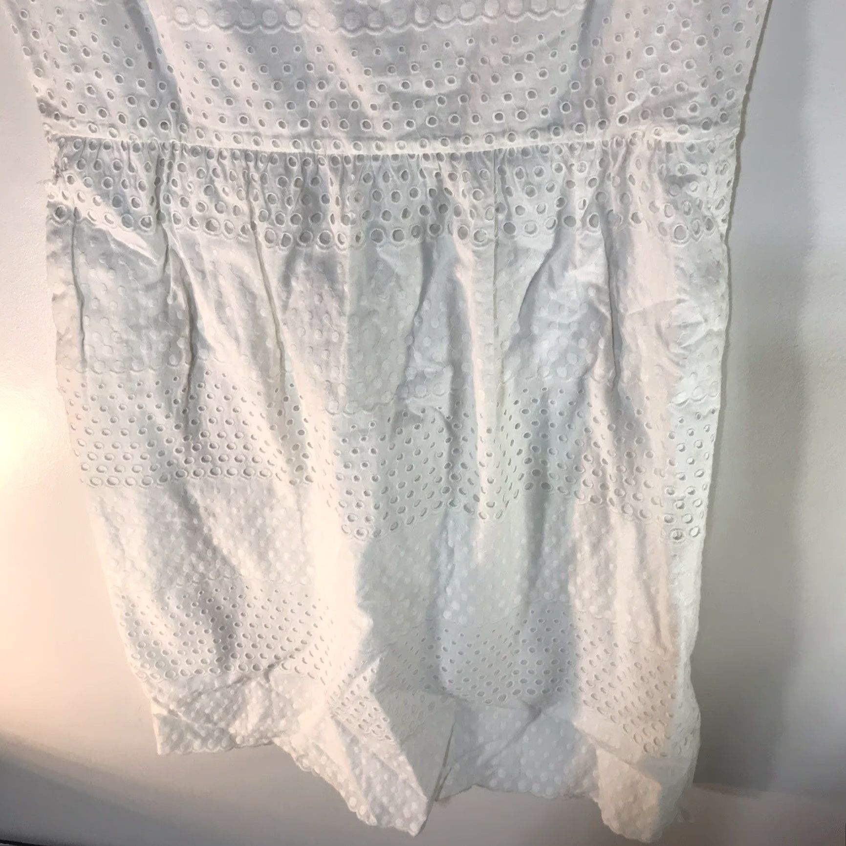 J.Crew J.CREW White Embroidered Midi Dress Womens Size 14 Sleeveless Career Shift Size XL / US 12-14 / IT 48-50 - 3 Thumbnail
