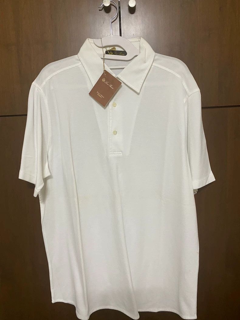 LORO PIANA Men's short-sleeved polo shirt T-shirt