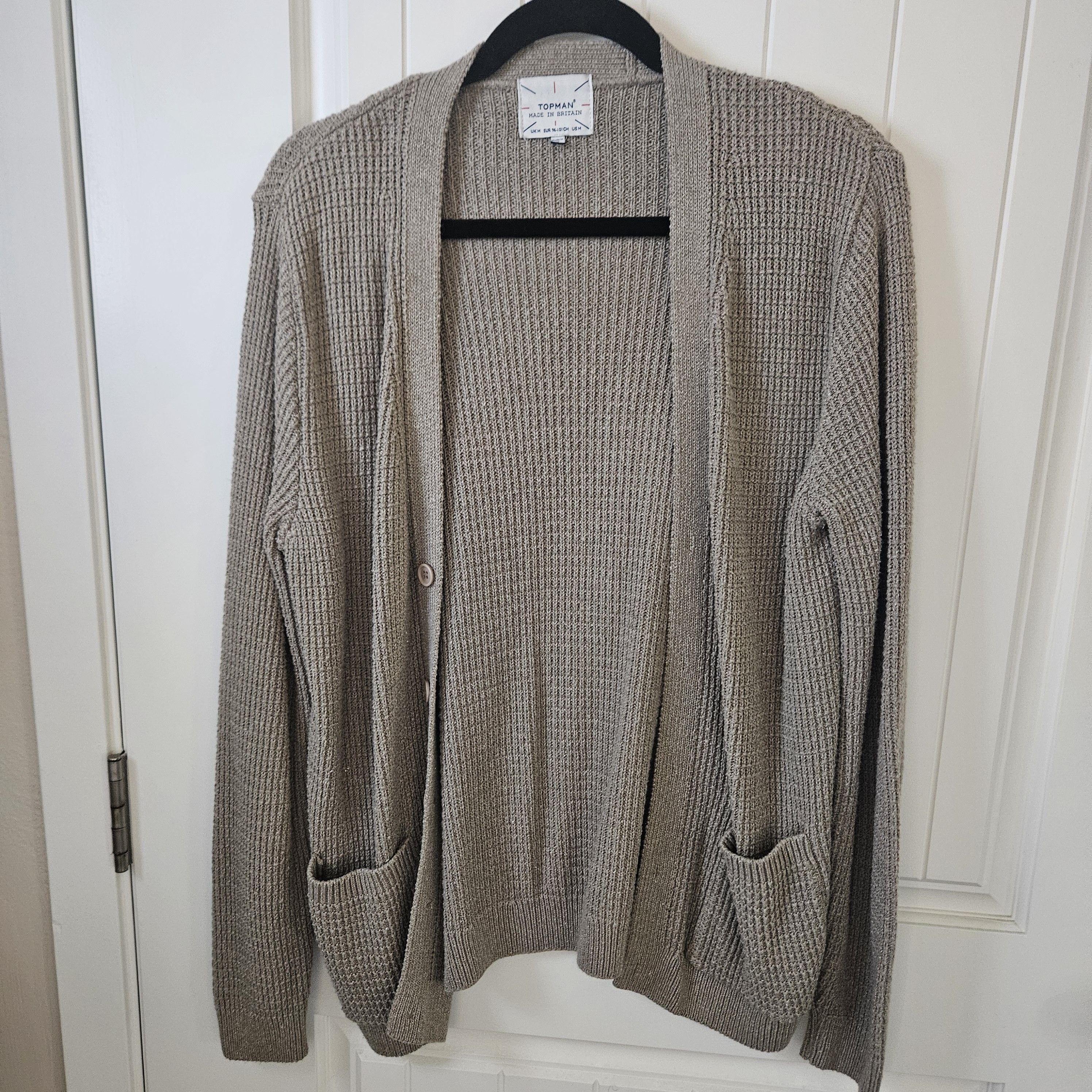 Topman Topman Woven Knit Cardigan Size US M / EU 48-50 / 2 - 1 Thumbnail