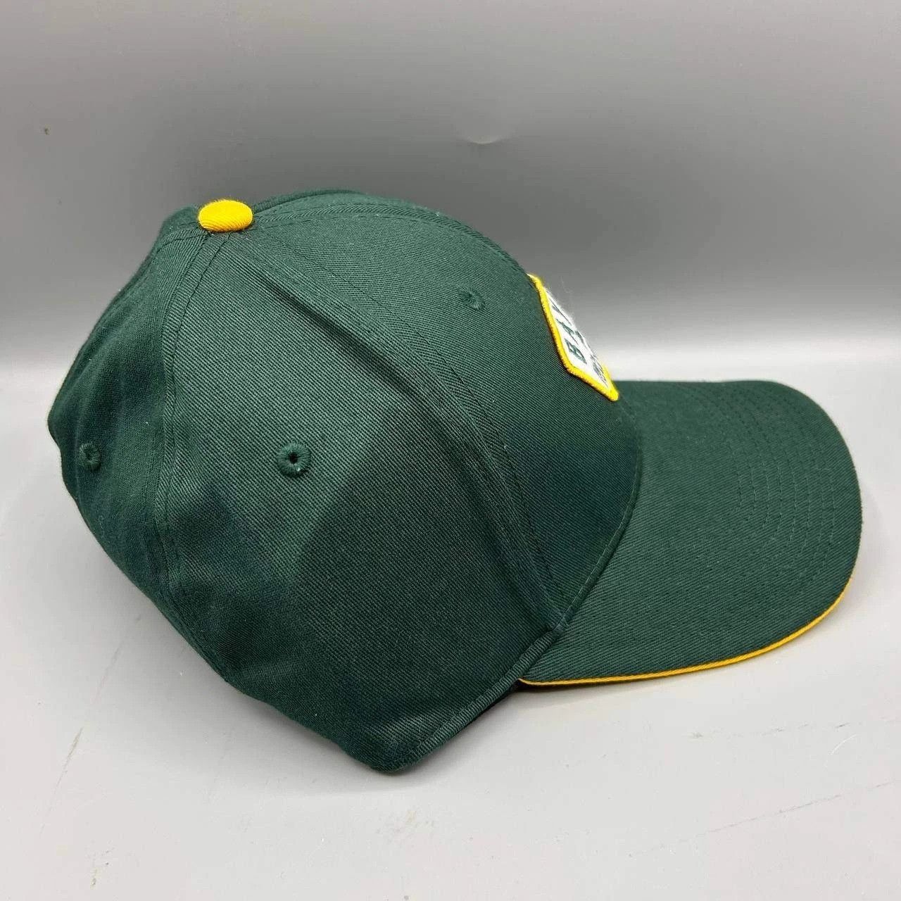 The Game Baylor Bears Hat Men M-L Green Yellow NCAA Stretch Fitted Size ONE SIZE - 5 Thumbnail