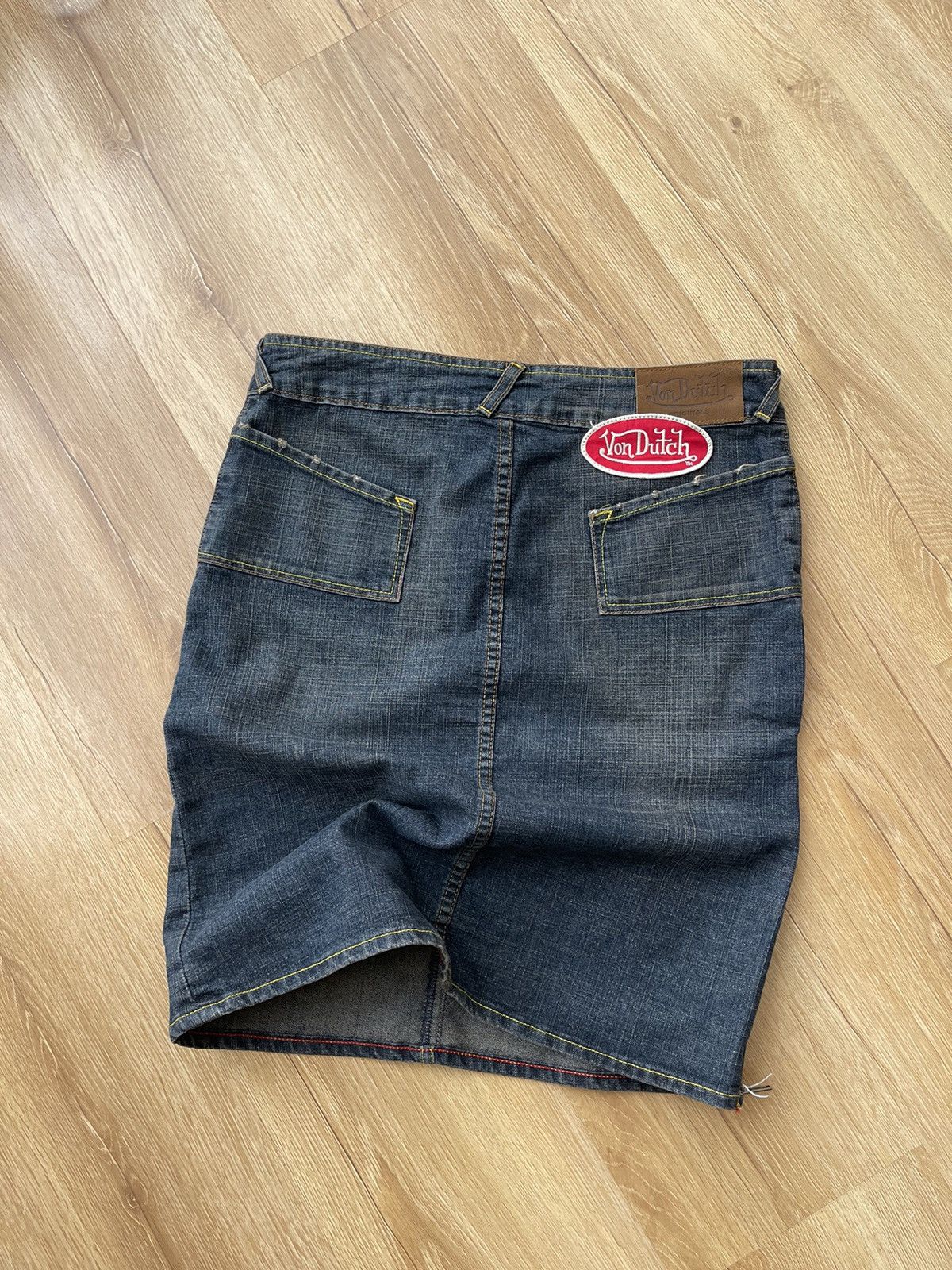 Von Dutch Vintage Von Dutch Denim Zipper Skirt Size M y2k Size 30" / US 8 / IT 44 - 1 Thumbnail