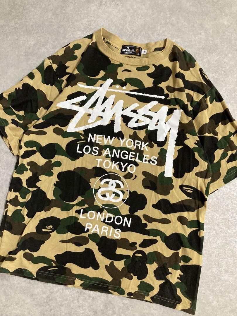 Bape Bape x Stussy 30th Anniversary 1st Camo Tee | Grailed