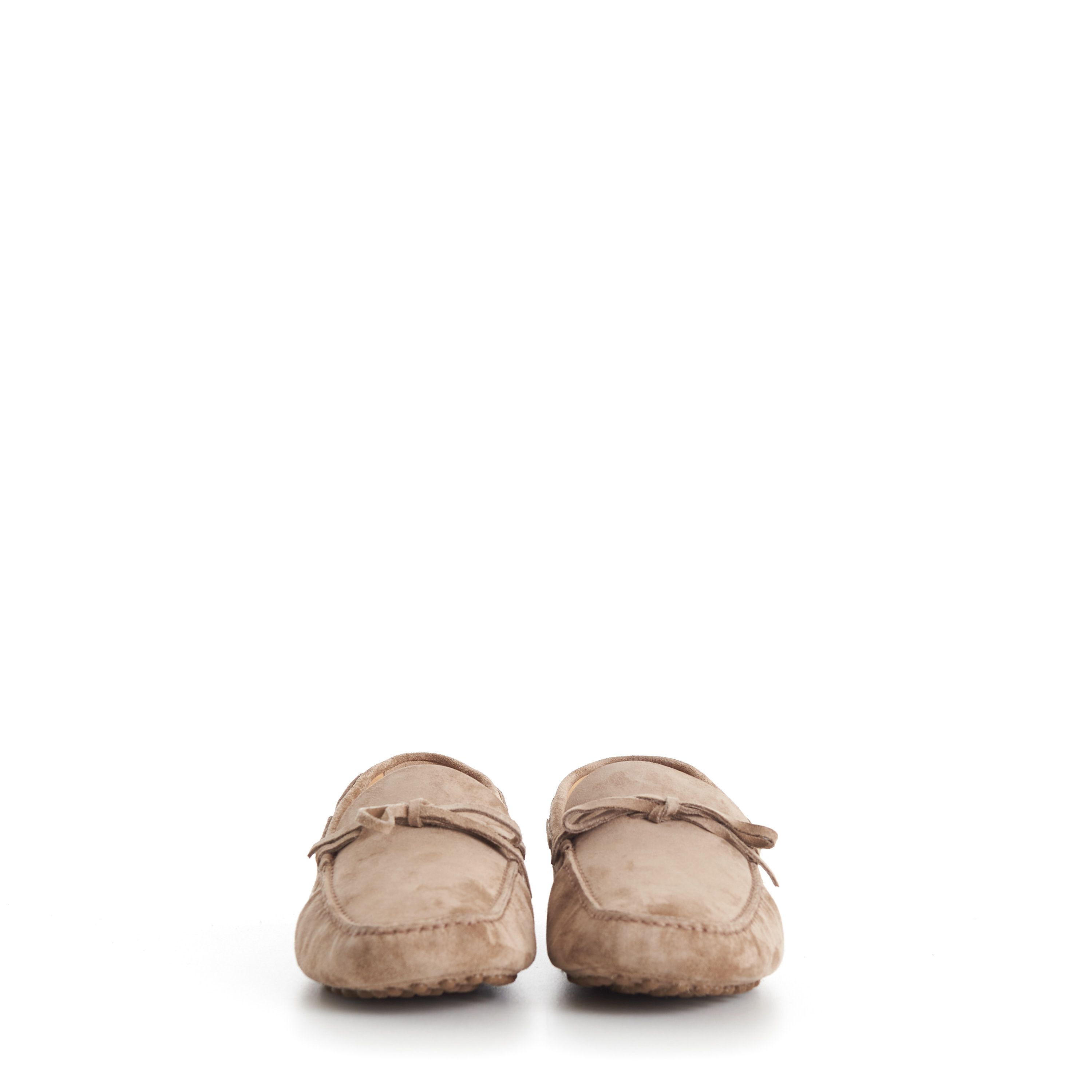 Brunello Cucinelli Light Brown Driver Shoes Moccasin - Suede Calfskin Size US 10 / EU 43 - 3 Thumbnail